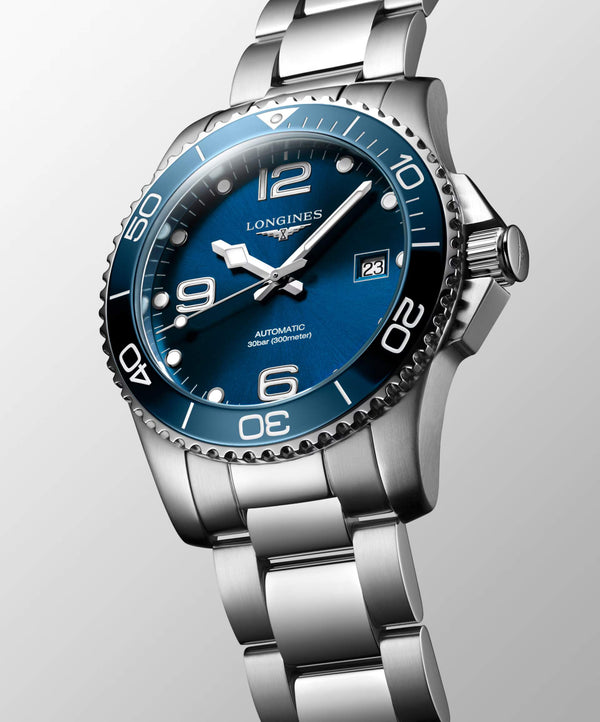 LONGINES 浪琴深海征服者系列浪鬼陶瓷潛水機械錶 41mm L37814966 - 新萬國鐘錶