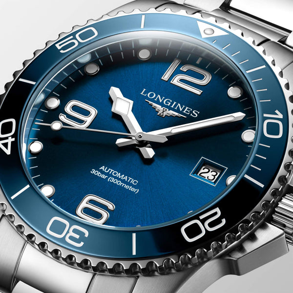 LONGINES 浪琴深海征服者系列浪鬼陶瓷潛水機械錶 41mm L37814966 - 新萬國鐘錶