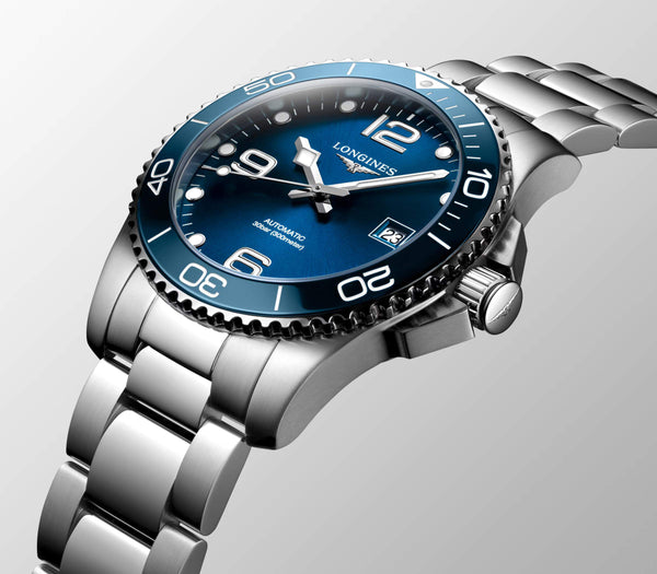 LONGINES 浪琴深海征服者系列浪鬼陶瓷潛水機械錶 41mm L37814966 - 新萬國鐘錶