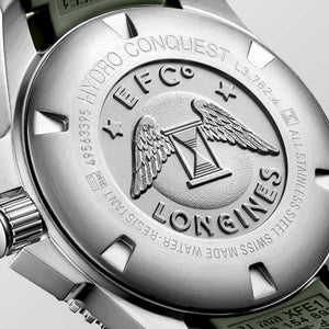 LONGINES 浪琴 HydroConquest 深海征服者系列浪鬼陶瓷潛水機械錶 43mm L37824069 綠面 - 新萬國鐘錶