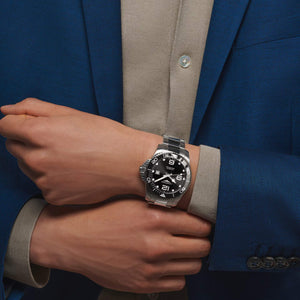 LONGINES 浪琴深海征服者系列浪鬼陶瓷潛水機械錶 43mm L37824566 - 新萬國鐘錶