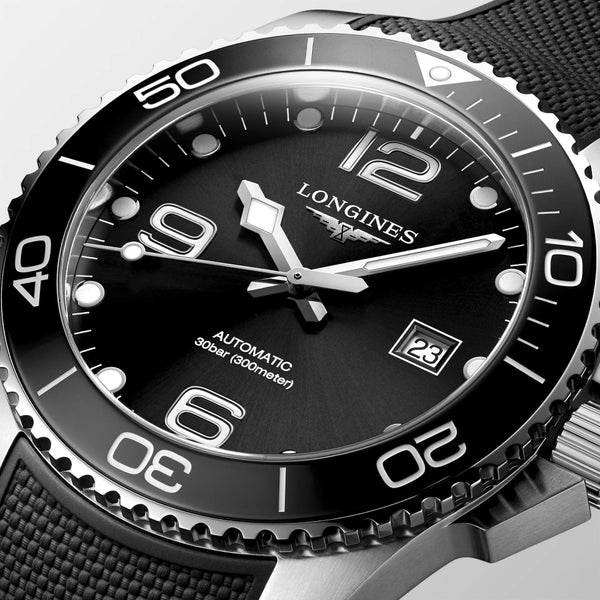 LONGINES 浪琴深海征服者系列浪鬼陶瓷潛水機械錶 43mm L37824569 - 新萬國鐘錶