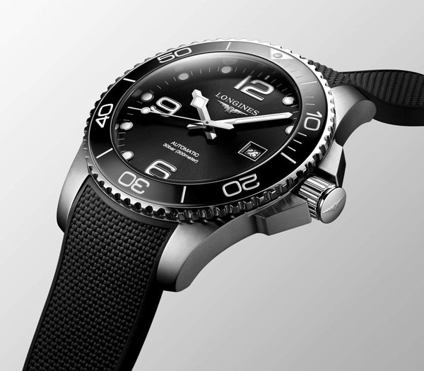 LONGINES 浪琴深海征服者系列浪鬼陶瓷潛水機械錶 43mm L37824569 - 新萬國鐘錶