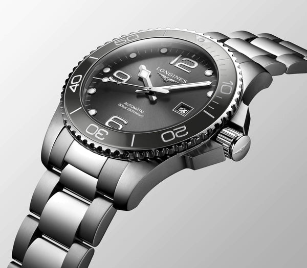 LONGINES 浪琴深海征服者系列浪鬼陶瓷潛水機械錶 43mm L37824766 - 新萬國鐘錶