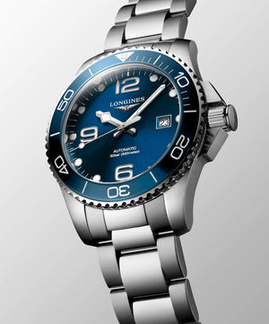 LONGINES 浪琴深海征服者系列浪鬼陶瓷潛水機械錶 43mm L37824966 - 新萬國鐘錶