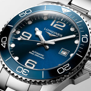 LONGINES 浪琴深海征服者系列浪鬼陶瓷潛水機械錶 43mm L37824966 - 新萬國鐘錶
