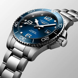 LONGINES 浪琴深海征服者系列浪鬼陶瓷潛水機械錶 43mm L37824966 - 新萬國鐘錶