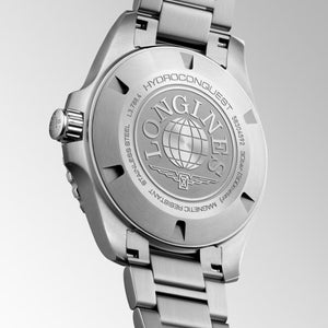 LONGINES 浪琴 HydroConquest 深海征服者系列浪鬼陶瓷潛水機械錶 42mm L37884566 - 新萬國鐘錶