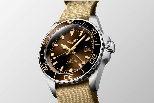 LONGINES 浪琴 HydroConquest GMT深海征服者系列兩地時間浪鬼陶瓷潛水機械錶 41mm L37904662