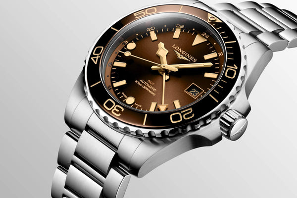 LONGINES 浪琴 HydroConquest GMT深海征服者系列兩地時間浪鬼陶瓷潛水機械錶 41mm L37904666