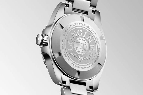 LONGINES 浪琴 HydroConquest GMT深海征服者系列兩地時間浪鬼陶瓷潛水機械錶 41mm L37904666