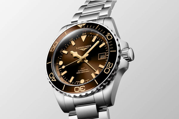 LONGINES 浪琴 HydroConquest GMT深海征服者系列兩地時間浪鬼陶瓷潛水機械錶 41mm L37904666