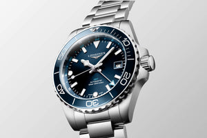 LONGINES 浪琴 HydroConquest GMT深海征服者系列兩地時間浪鬼陶瓷潛水機械錶 41mm L37904966