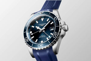 LONGINES 浪琴 HydroConquest GMT深海征服者系列兩地時間浪鬼陶瓷潛水機械錶 41mm L37904969