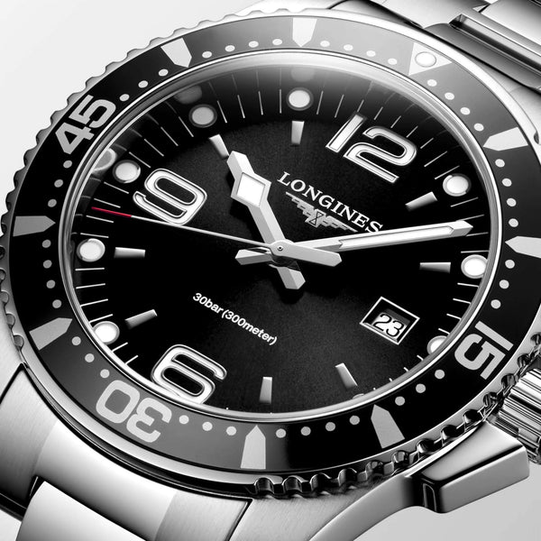 LONGINES 浪琴深海征服者系列浪鬼石英潛水錶 44mm L38404566 - 新萬國鐘錶