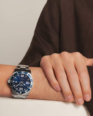 LONGINES 浪琴深海征服者系列石英機芯潛水錶 44mm L38404966 - 新萬國鐘錶