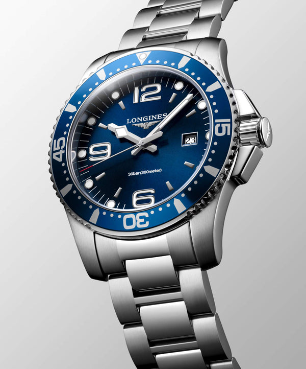 LONGINES 浪琴深海征服者系列石英機芯潛水錶 44mm L38404966 - 新萬國鐘錶