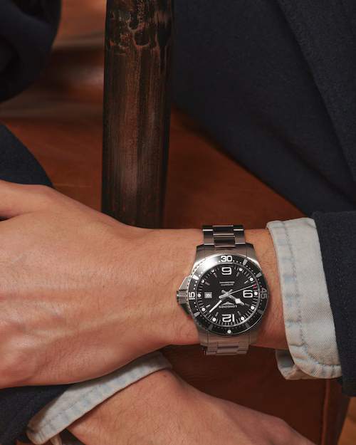 Longines 浪琴深海征服者系列浪鬼陶瓷潛水機械錶 44mm L38414566 - 新萬國鐘錶