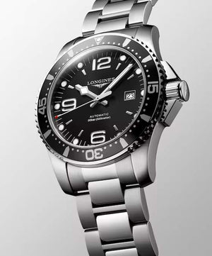 Longines 浪琴深海征服者系列浪鬼陶瓷潛水機械錶 44mm L38414566 - 新萬國鐘錶