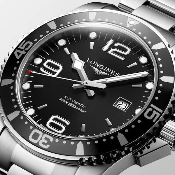 Longines 浪琴深海征服者系列浪鬼陶瓷潛水機械錶 44mm L38414566 - 新萬國鐘錶