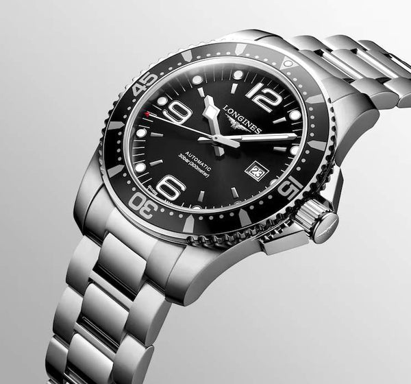 Longines 浪琴深海征服者系列浪鬼陶瓷潛水機械錶 44mm L38414566 - 新萬國鐘錶