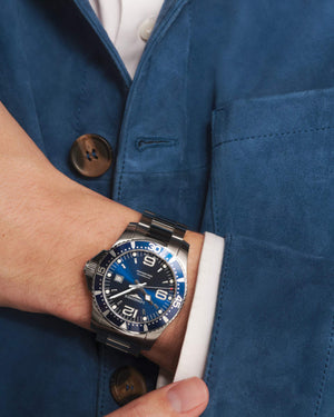 Longines 浪琴深海征服者系列浪鬼陶瓷潛水機械錶 44mm L38414966 - 新萬國鐘錶