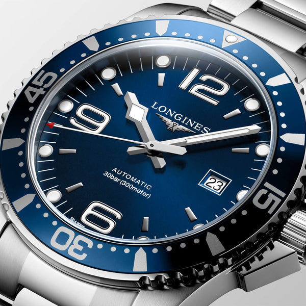 Longines 浪琴深海征服者系列浪鬼陶瓷潛水機械錶 44mm L38414966 - 新萬國鐘錶