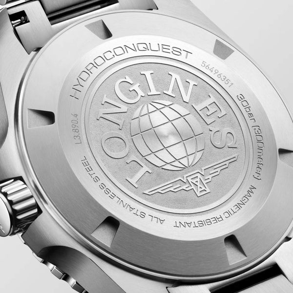 LONGINES 浪琴 HydroConquest GMT深海征服者系列兩地時間浪鬼陶瓷潛水機械錶 43mm L38904066