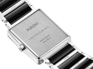 RADO 雷達錶 Integral精密陶瓷系列真鑽方形石英腕錶 23mm R20250712 - 新萬國鐘錶