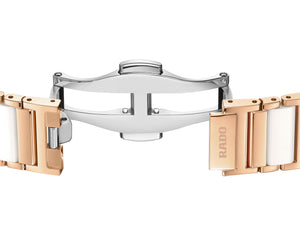 RADO 雷達錶 Integral精密陶瓷系列真鑽珍珠母貝方形石英腕錶 23mm R20251902 - 新萬國鐘錶