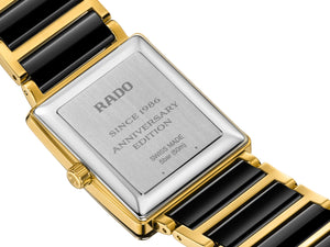 RADO 雷達錶 Integral精密陶瓷系列40周年紀念方形石英腕錶 28mm R20258162 - 新萬國鐘錶