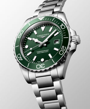 LONGINES 浪琴 HydroConquest 深海征服者系列浪鬼潛水300米石英錶 42mm L3.769.4.06.6