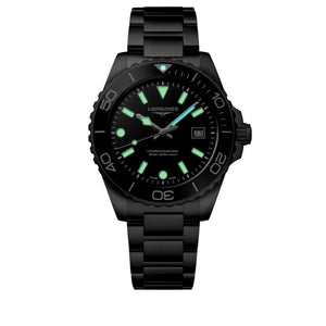 LONGINES 浪琴 HydroConquest 深海征服者系列浪鬼潛水300米石英錶 42mm L3.769.4.56.6