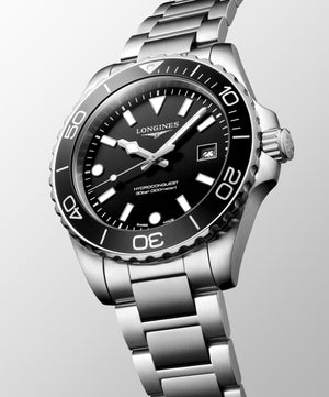 LONGINES 浪琴 HydroConquest 深海征服者系列浪鬼潛水300米石英錶 42mm L3.769.4.56.6