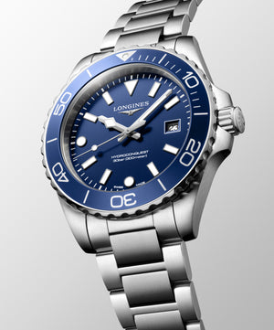 LONGINES 浪琴 HydroConquest 深海征服者系列浪鬼潛水300米石英錶 42mm L3.769.4.96.6