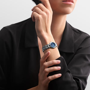 LONGINES 浪琴 PrimaLuna  新月系列珍珠母貝真鑽機械女錶 26.5mm L81114986 - 新萬國鐘錶