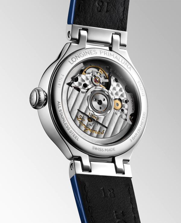 LONGINES 浪琴 PrimaLuna  新月系列羅馬時標月相優雅機械女錶 34mm L81264712