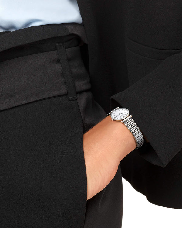 LONGINES 浪琴 La Grande 嘉嵐系列超薄石英女錶 24mm L42094116 - 新萬國鐘錶