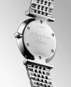 LONGINES 浪琴 La Grande 嘉嵐系列超薄石英女錶 24mm L42094116 - 新萬國鐘錶