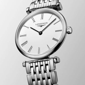 LONGINES 浪琴 La Grande 嘉嵐系列超薄石英女錶 24mm L42094116 - 新萬國鐘錶