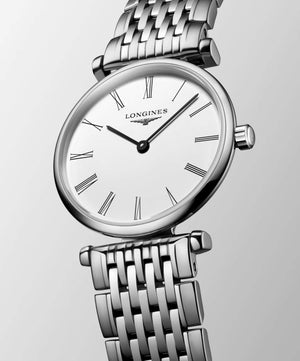 LONGINES 浪琴 La Grande 嘉嵐系列超薄石英女錶 24mm L42094116 - 新萬國鐘錶