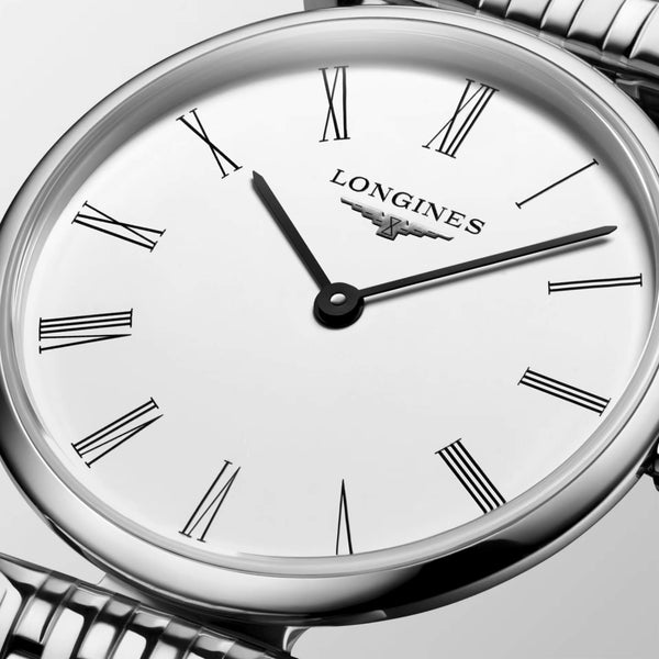 LONGINES 浪琴 La Grande 嘉嵐系列超薄石英女錶 24mm L42094116 - 新萬國鐘錶