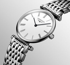 LONGINES 浪琴 La Grande 嘉嵐系列超薄石英女錶 24mm L42094116 - 新萬國鐘錶