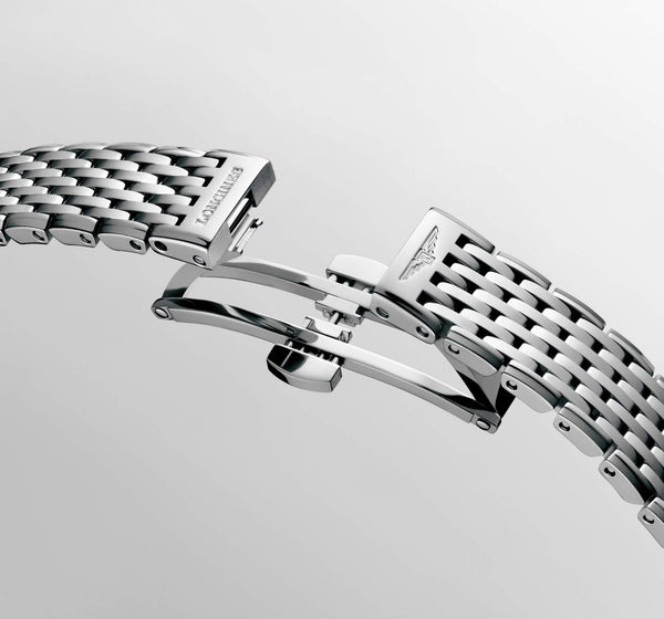 LONGINES 浪琴嘉嵐超薄鑽面石英腕錶 24mm L42094706