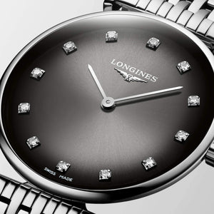 LONGINES 浪琴嘉嵐超薄鑽面石英腕錶 29mm L45124776