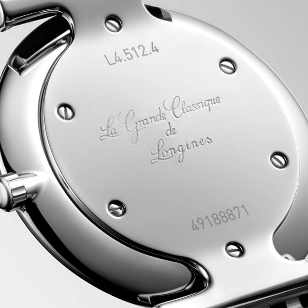 LONGINES 浪琴嘉嵐超薄鑽面石英腕錶 29mm L45124776