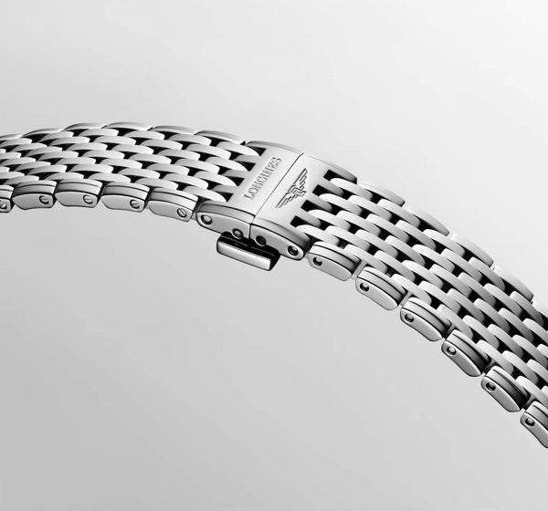 LONGINES 浪琴嘉嵐超薄鑽面石英腕錶 29mm L45124926
