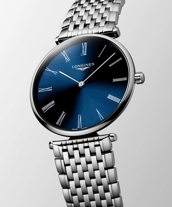 LONGINES 浪琴嘉嵐超薄羅馬刻度石英腕錶 38mm L48664946