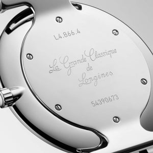 LONGINES 浪琴嘉嵐超薄羅馬刻度石英腕錶 38mm L48664946