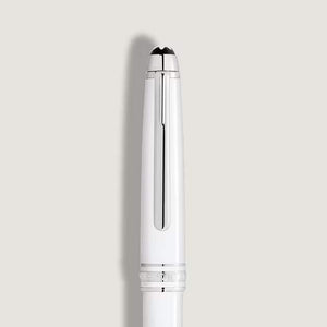 MontBlanc 萬寶龍大師傑作（大班）系列白色 Classique 原子筆 MB137122